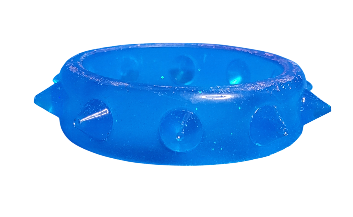Blue stud bangle