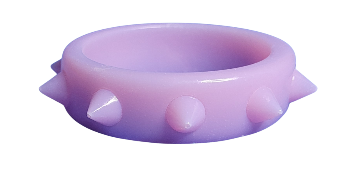 Pink purple stud bangle