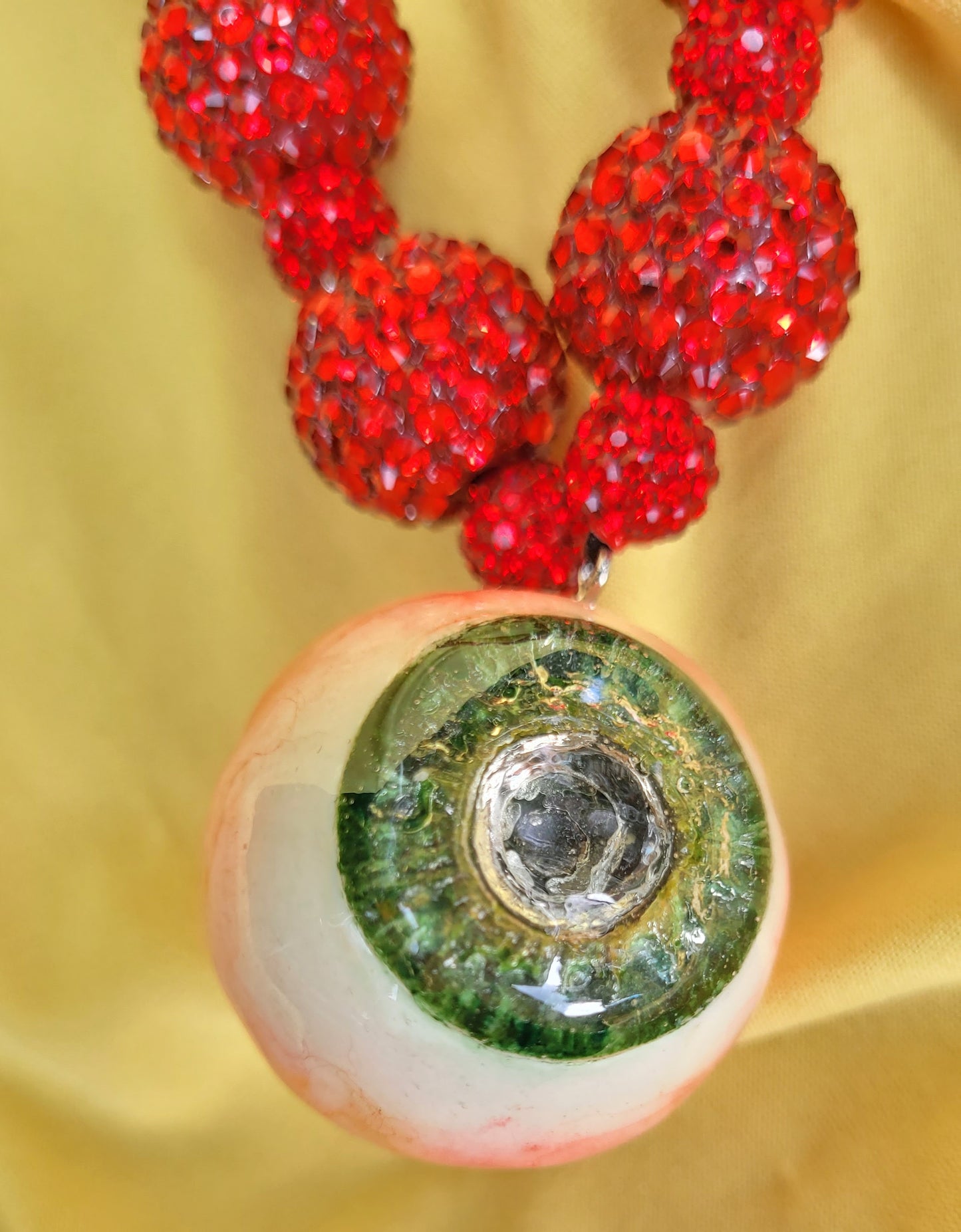 Eyeball necklace