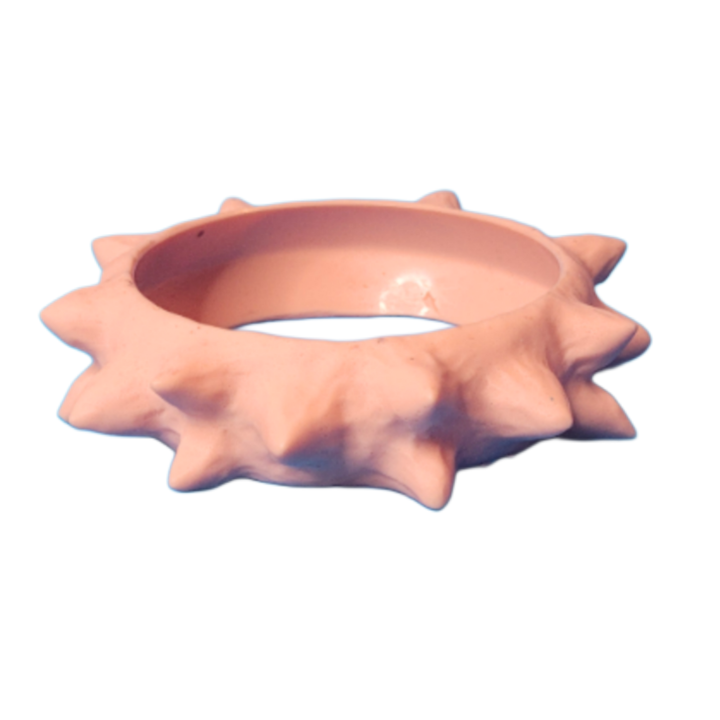 Orange spike bangle