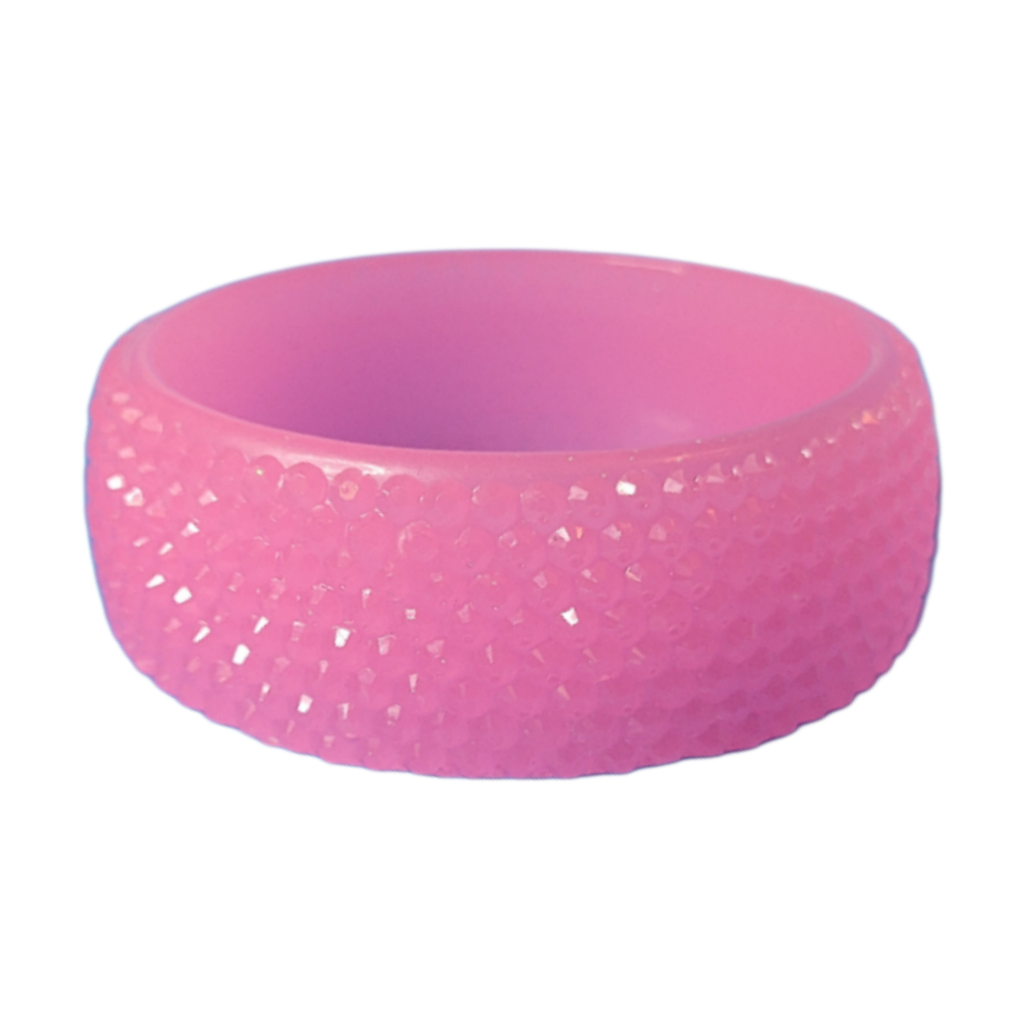 Glimmer pink bangle