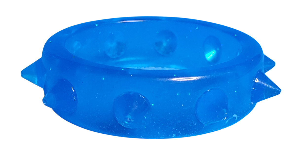 Blue stud bangle