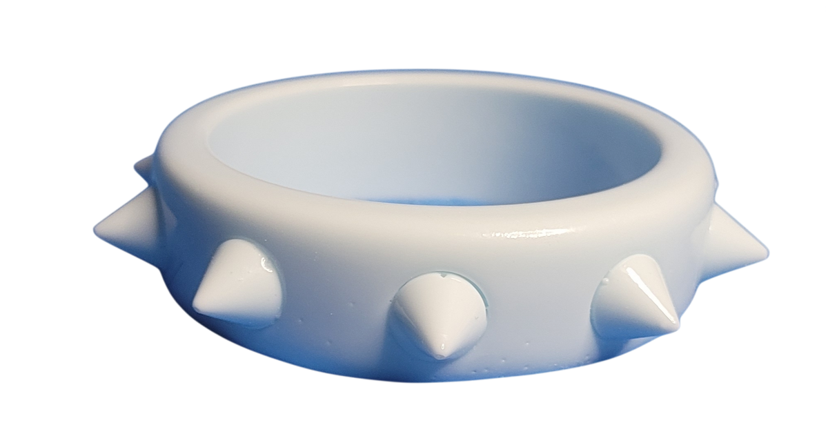 Pastel blue stud bangle