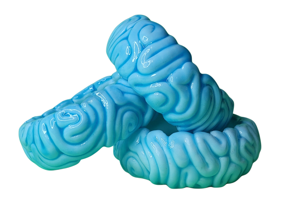 Glow pastel brain bangles