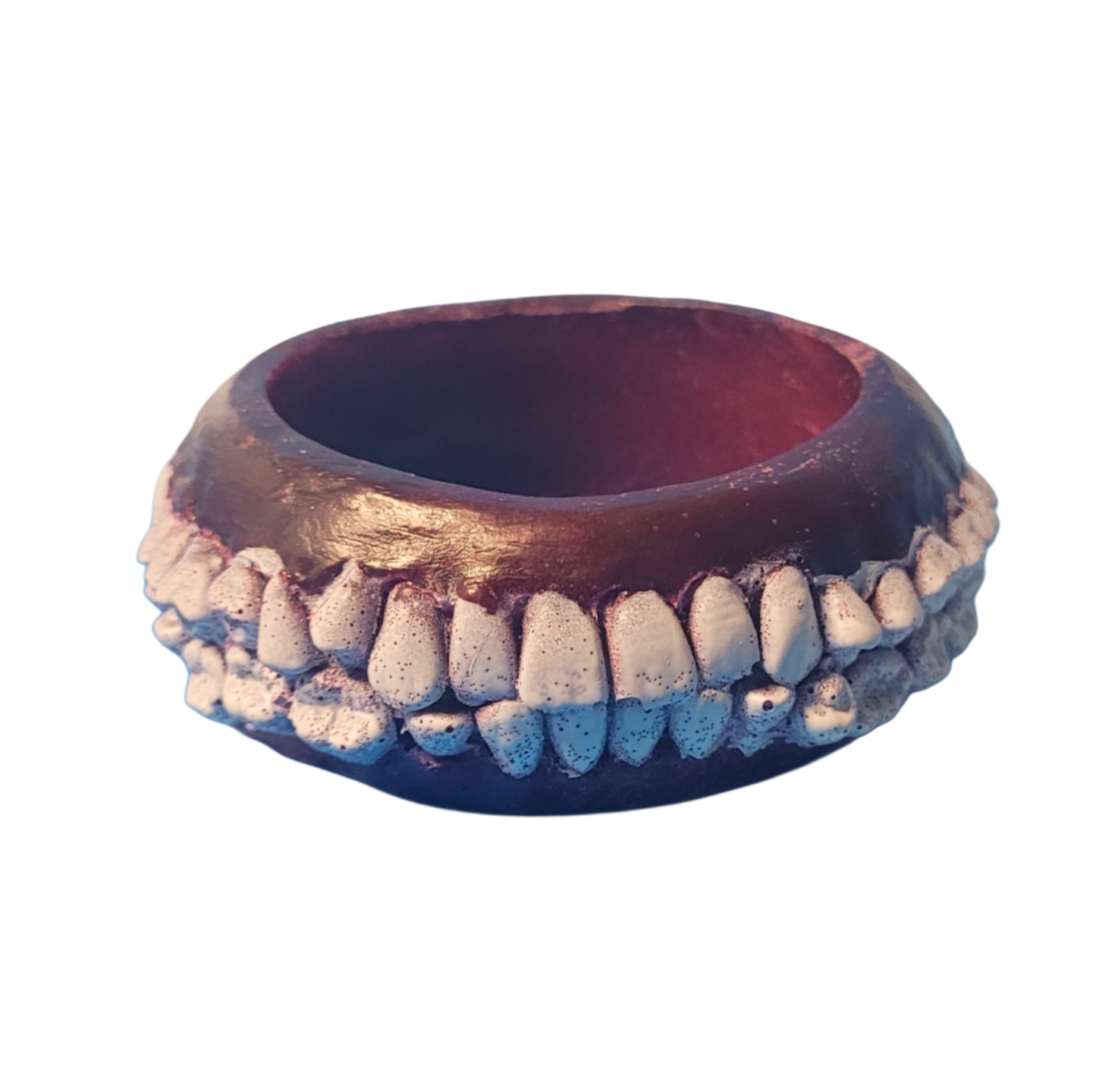 Maroon teeth bangle