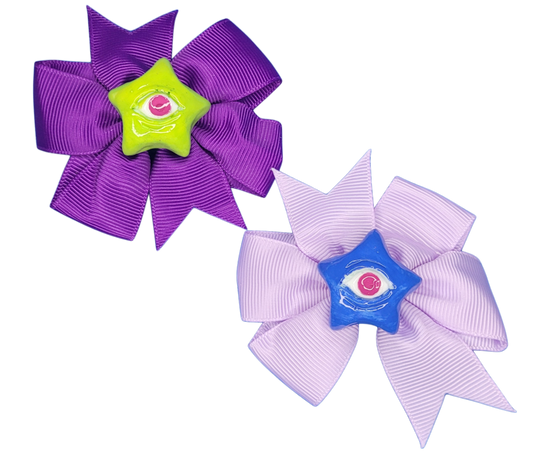 Star hair clips