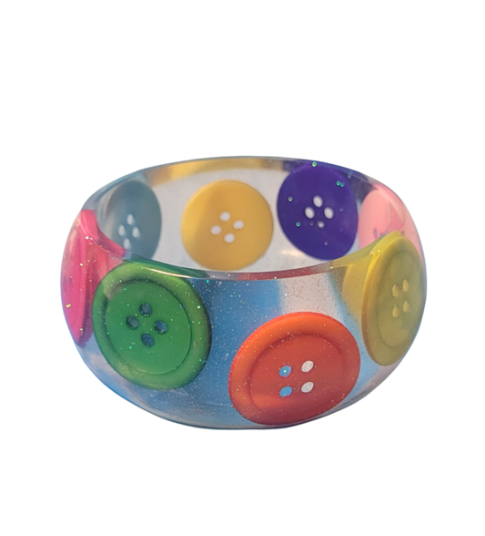Classic button bangle