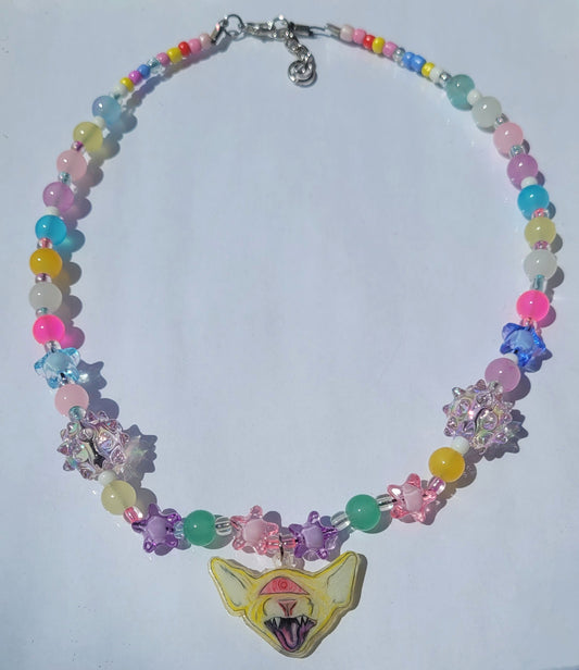 Cat cyclops necklace
