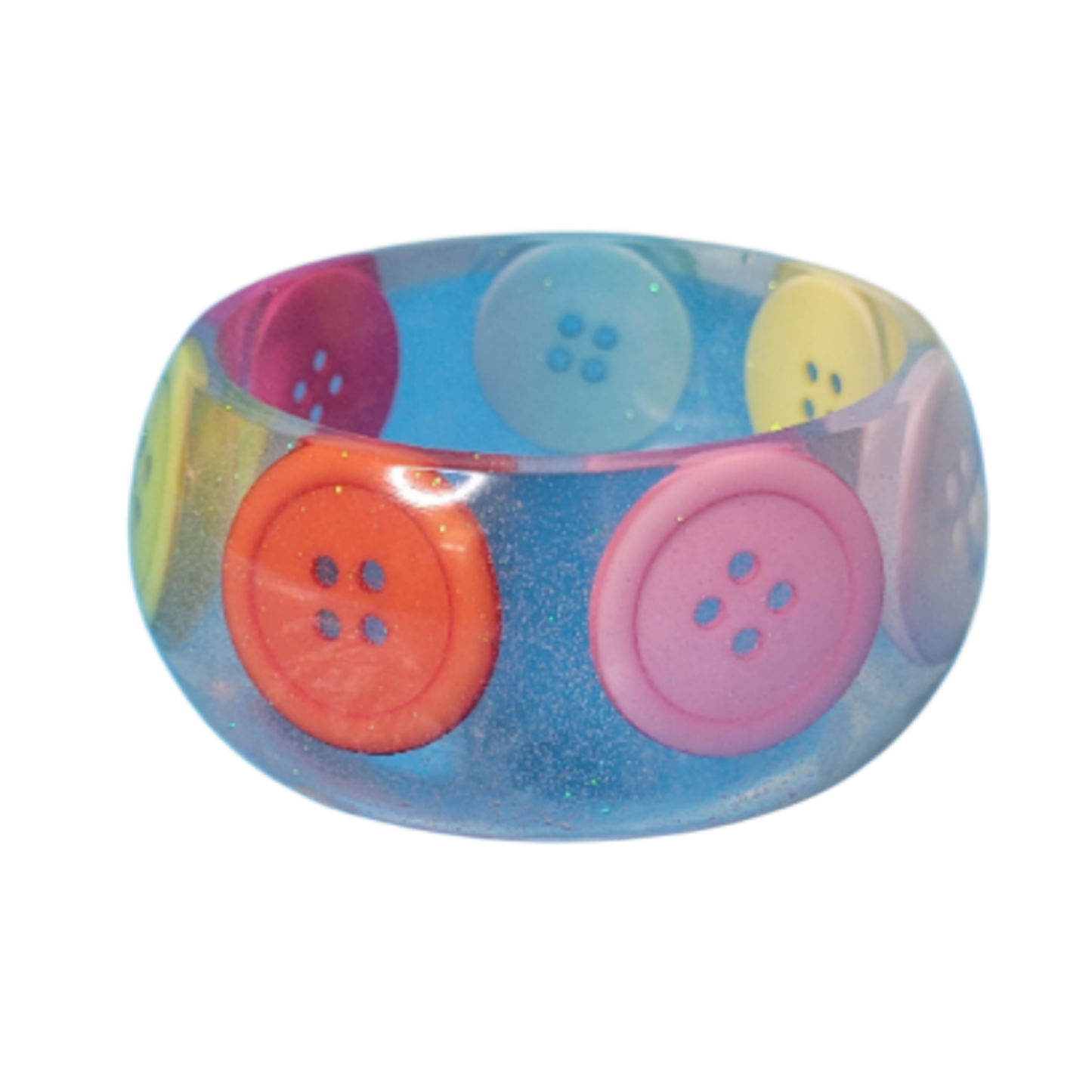 Classic button bangle