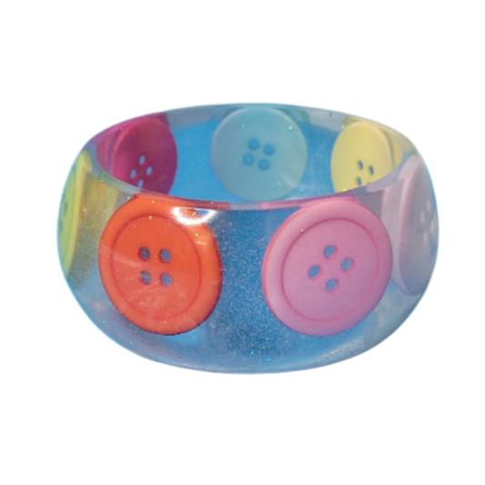 Classic button bangle