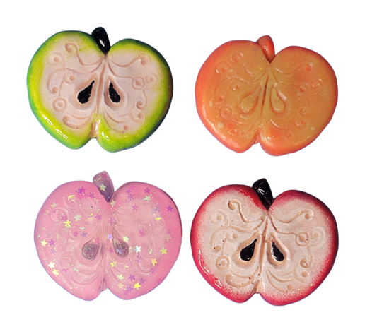 Apple hair clips