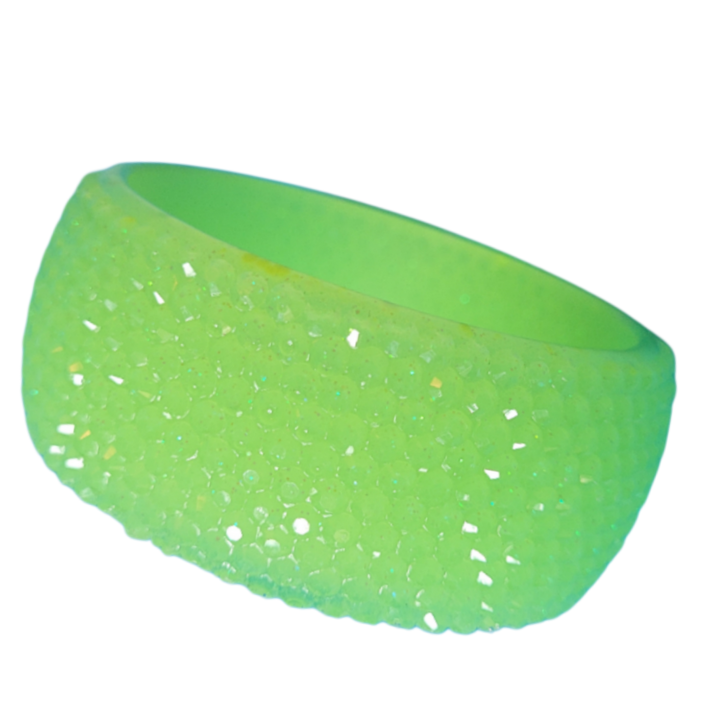 Glimmer green bangle