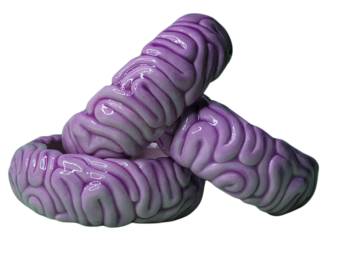 Glow pastel brain bangles